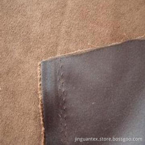 Weft Suede Fabric, Made of 100% Polyester